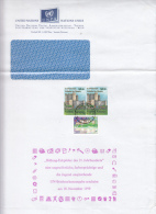 STAMPS ON COVER, NICE FRANKING, HEADQUARTERS, 1999, UN- VIENNA - Brieven En Documenten