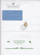 STAMPS ON COVER, NICE FRANKING, 1999, UN- VIENNA - Lettres & Documents
