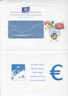 STAMPS ON COVER, NICE FRANKING, POSTAL ADMINISTRATION, 2001, UN- VIENNA - Storia Postale