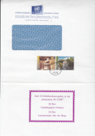 STAMPS ON COVER, NICE FRANKING, SALZBURG ART, 2002, UN- VIENNA - Brieven En Documenten