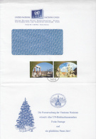 STAMPS ON COVER, NICE FRANKING, POMPEI RUINS, ROME TREVI FOUNTAIN, 2003, UN- VIENNA - Storia Postale