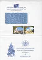 STAMPS ON COVER, NICE FRANKING, POMPEI RUINS, ROME TREVI FOUNTAIN, 2003, UN- VIENNA - Lettres & Documents