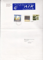 STAMPS ON COVER, NICE FRANKING, JOINT STAMP ISSUE WITH AUSTRALIA, 2000, NEW ZEELAND - Brieven En Documenten