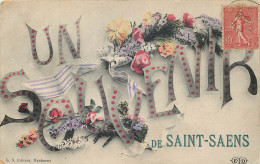 76 - SAINT SAENS - Souvenir De ... - (voir Scans Recto-verso) - Saint Saens