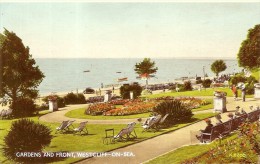 UK-WESTCLIFF-ON-SEA-GARDENS AND FRONT - Southend, Westcliff & Leigh