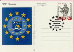 Croatian Accession To European Union, Slavonski Brod, 1.7.2013., Croatia, Carte Postale - Instituciones Europeas