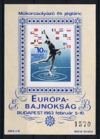 Hungary:  Mi.nr. 37 B , MNH/** 1963 - Blokken & Velletjes