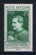 Vatican City Mi. Nr.  53 , Sa. Nr 49 MNH/** 1936 - Ongebruikt