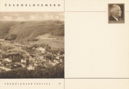 I6477 - Czechoslovakia / Postal Stationery (1947) Promotional (11) Trencianske Teplice: General View Of The Spa - Hydrotherapy