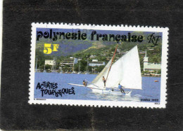 POLYNESIE  : Activités Touristiques : Plaisirs De La Voile - Tourisme - Paysages - - Used Stamps