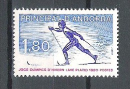 Andorra Andorre  JO Lake Placid 1980  ** MNH - Invierno 1980: Lake Placid