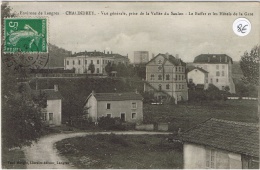 CHALINDREY Vue Générale, Prise De La Vallée Du Saulon - Le Buffet Et Les Hôtels De La Gare - Chalindrey