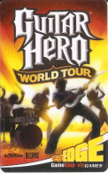 TARJETA DE REGALO DE CANADA DE GUITAR HERO WORLD TOUR -  EDGE (GIFT CARD-CADEAU) EB GAMES - Canada