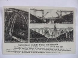 G47 Solingen - Deutschlands Höchste Brücke Bei Müngsten - Solingen