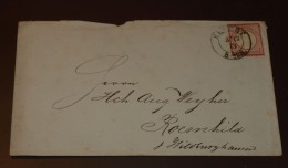 Deutsches Reich Brief Brustschild 1 Groschen Erfurt #cover2535 - Storia Postale