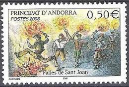 Andorre Français 2003 Michel 602 Neuf ** Cote (2017) 2.00 Euro Les Feux De La Saint-Jean - Ongebruikt