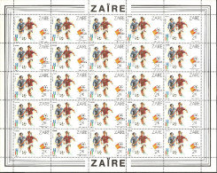 Zaire 1982 Mi# 759-770 ** MNH - Complete Set (12) In Sheets Of 25 - ESPANA ’82 World Cup Soccer Championship - Unused Stamps