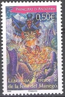 Andorre Français 2008 Yvert 652 Neuf ** Cote (2017) 2.00 Euro Légende Du Trésor De La Fontaine Du Manego - Unused Stamps