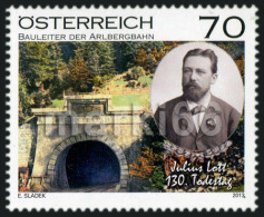 Austria - 2013 - 130 Years Since Birth Of Julius Lott, Railway Pioneer - Mint Stamp - Ungebraucht