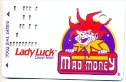 Lady Luck Casino, U.S.A., Older Used Slot  Or Member Card, Ladyluck-3 - Casino Cards