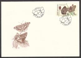 Czech Rep. / First Day Cover (2002/13 C) Praha: Maculinea Teleius, Sanguisorba Officinalis, WWF; Apatura Iris - Lettres & Documents
