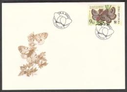 Czech Rep. / First Day Cover (2002/13 D) Praha: Maculinea Arion, Thymus Serpyllum, WWF; Parnassius Mnemosyne - Cartas & Documentos