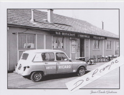 Carte Photographie De Jean-Claude GADREAU Dédicadée De Sa Main Au Dos.La Photo A été Prise A L'aérodrome De Branches(89) - Alcolici