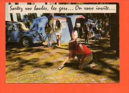 BOules - Sport- Petanque  - Voitures 2 CV - Bocce