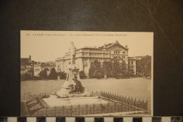 CP, 06, Cannes La Statue D'Edouard VII Et Le Casino Municipal N°684 Edition ND - Cannes