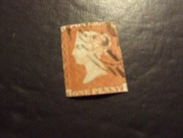 GRAN BRETAGNA 1841 VITTORIA 1 P USATO - Used Stamps
