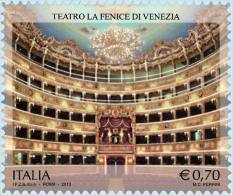 # ITALIA ITALY - 2013 - Teatro La Fenice Venezia - Theater Opera Music Stamp MNH - 2011-20: Mint/hinged