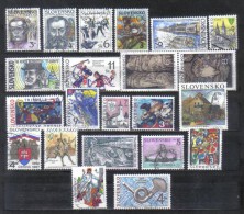 Slovakia Lot Of 22 Stamps From Year 1997    FU - Gebruikt