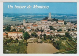 46 - MONTCUQ - Vue Générale Aérienne - Montcuq