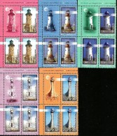 Romania - 2010 - Lighthouses - Set Of Mint Corner Blocks - Nuovi