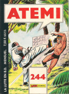 Atémi N° 244 - Editions Aventures Et Voyages - Mensuel - Avec Puma Noir - Johnny Hazard - Boxe - Janvier 1988 - TBE - Atemi