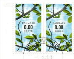 PIA - DANIMARCA - 2011 : Europa - (YVERT  927-28) - Usati