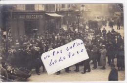 75001 - CAFE AUX INNOCENTS - Rue Pierre Lescot ( Carte-photo )  Rare - Bar, Alberghi, Ristoranti