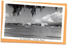 The Breakers Honolulu Hawaii Old Real Photo Postcard - Honolulu