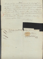 Schweden Sweden Brief Calmar 1844 - Prefilatelia