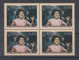 2012.83 CUBA MNH 2012 CENTENARIO DE LA REINA DEL DANZON. SINGER MUSIC BLOCK4 - Ungebraucht