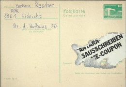 ALEMANIA DDR ENTERO POSTAL PALACIO REPUBLICA - Andere & Zonder Classificatie