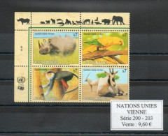 Nations Unies. Vienne. Especes En Danger - Unused Stamps