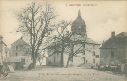 63 SAINT GERVAIS D'AUVERGNE / La Place / - Saint Gervais D'Auvergne