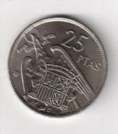 Pièce : Espagne, 25 Pesetas. 1957 - 25 Pesetas