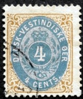 Danish West Indies 1901   Minr.18 II   (O)  ( Rahmen Kopfstehend ( Lot 1353 ) - Antillen