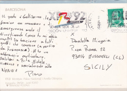 SPAGNA /  ITALIA -  Card _ Cartolina - Storia Postale