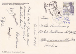 SVIZZERA  /   ITALIA  -  Card _ Cartolina - Briefe U. Dokumente