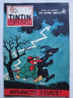 Tintin N°25 De 1958 Couverture  De Macherot (auteur De Chlorophylle) Expo 58  Bon état - Tintin