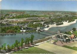 45 CHATILLON SUR LOIRE PONT SUSPENDU VUE GENERALE AERIENNE LOIRET - Chatillon Sur Loire