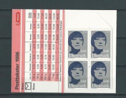 Danemark: Carnet 1129 **  Europa 96 - Postzegelboekjes